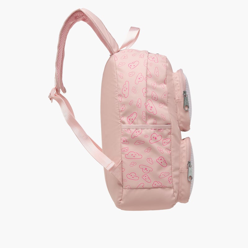 light_and_nine Backpack-With Jibbitz-3 Cmprt With Zipper Closure- (Eva) Pink \ 44X31X14 - Image 3